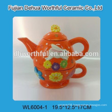 Popular ceramic Easter teapot in full handpaint